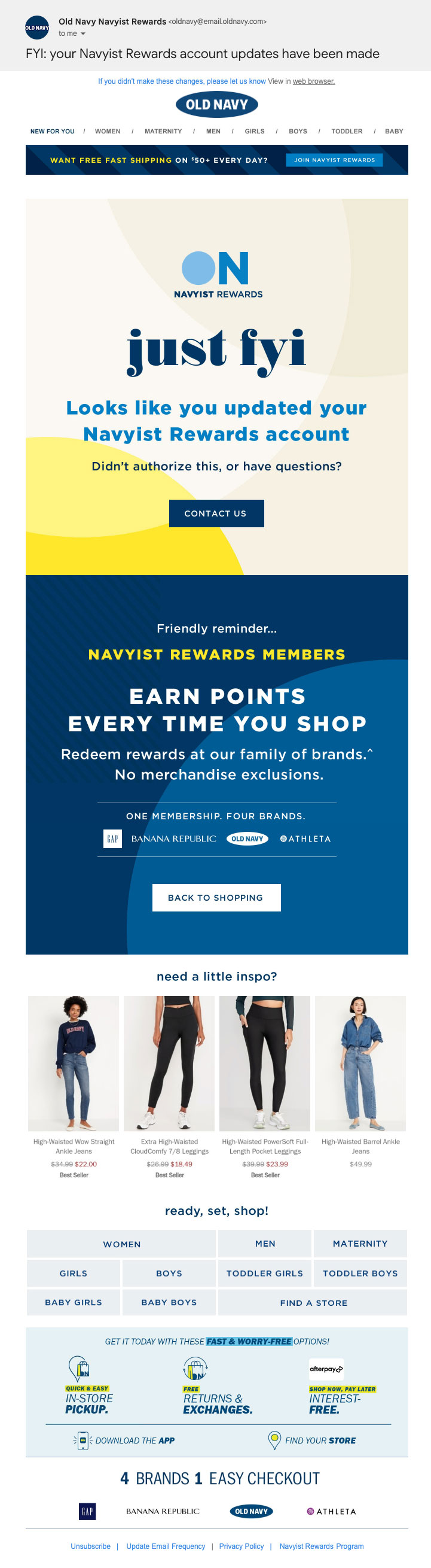 Old Navy Navyist Rewards - Image 4